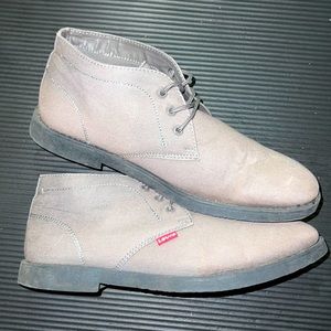 Levi’s Gray Denim Desert Boots Size 11 - lightly worn